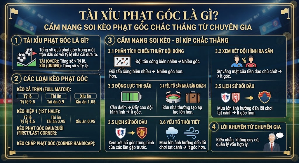 tài xỉu phạt góc là gì